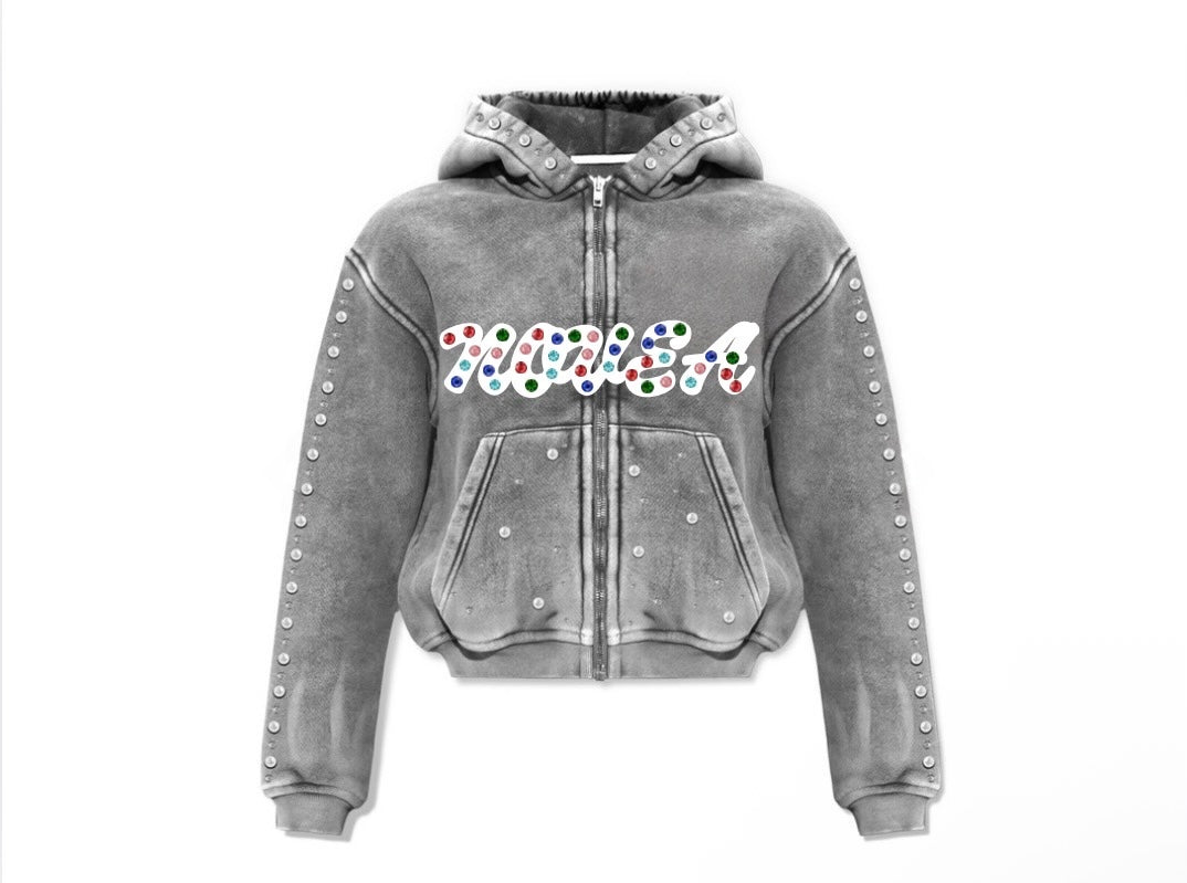 GRAY NOVEA FW26 ZIP-UP