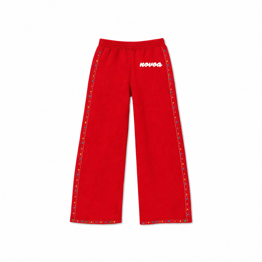RED NOVEA FW26 SWEATPANTS