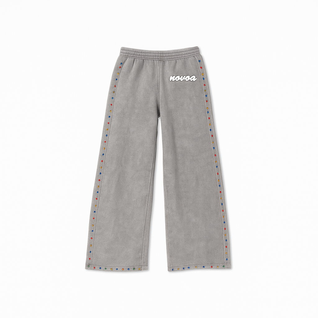 GRAY NOVEA FW26 SWEATPANTS
